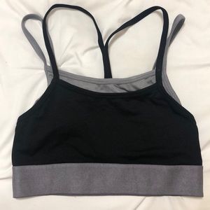 strappy sports bra